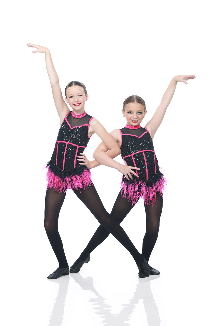 Two Girls Same Ages Dance Poses Stock Photo 2207203707 | Shutterstock